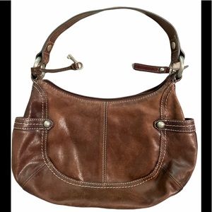 Fossil leather bag